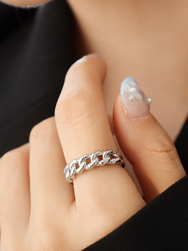 Chains Hollow Color Rings Accessories