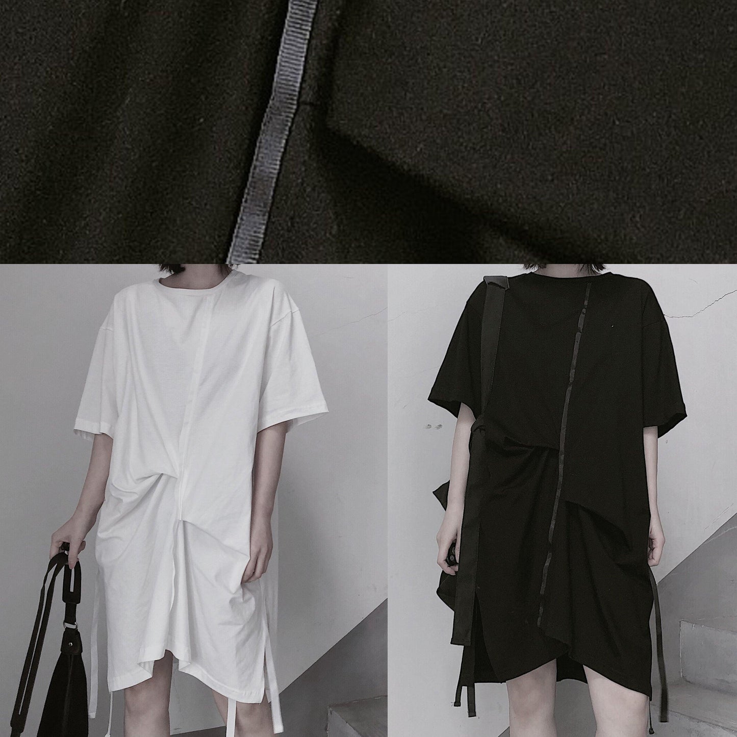 O Neck Half Sleeve Spring Tunics Wardrobes White Dress