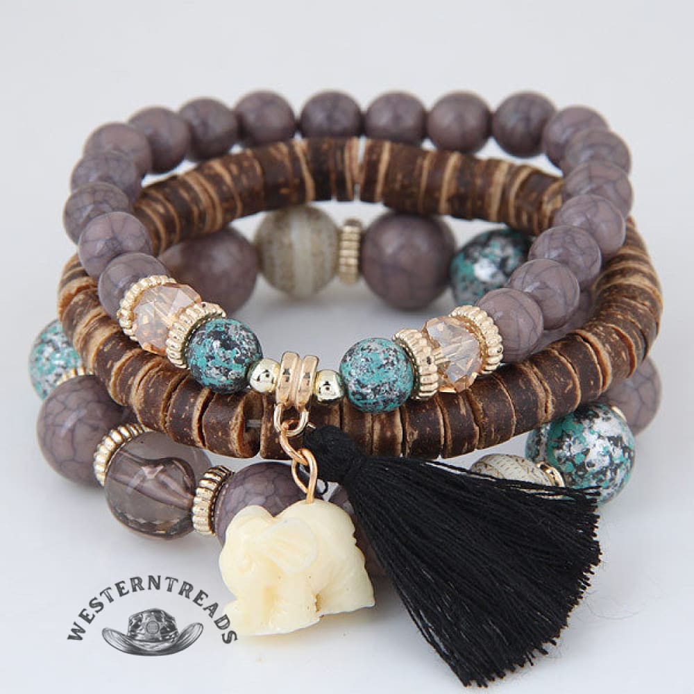 Beaded Tassel Bracelet