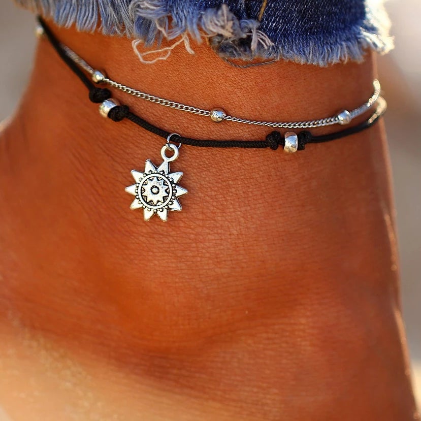 Star Pendant Anklet