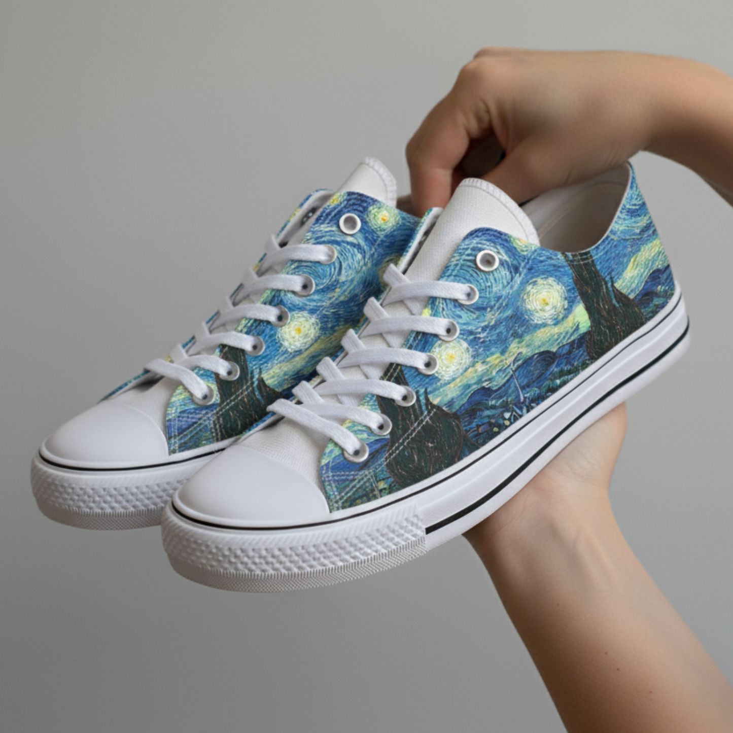 Zapatillas Cielo Estrellado Inspirado en Van Gogh