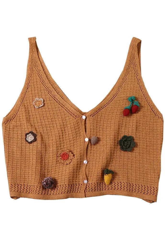 Modern Purple Button Fall Knit Vest