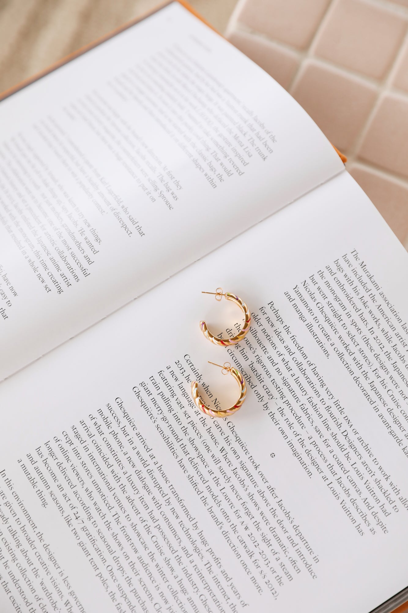 18k Gold Plated Liquorice Dreams Earrings