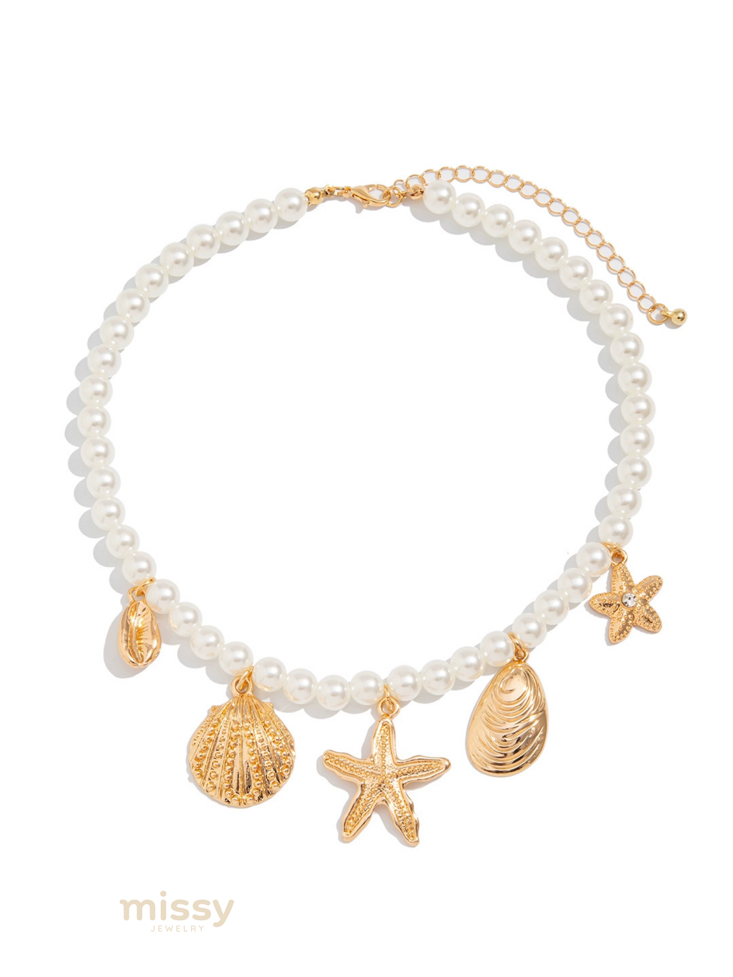 Galaxy Ocean Pearl Necklace