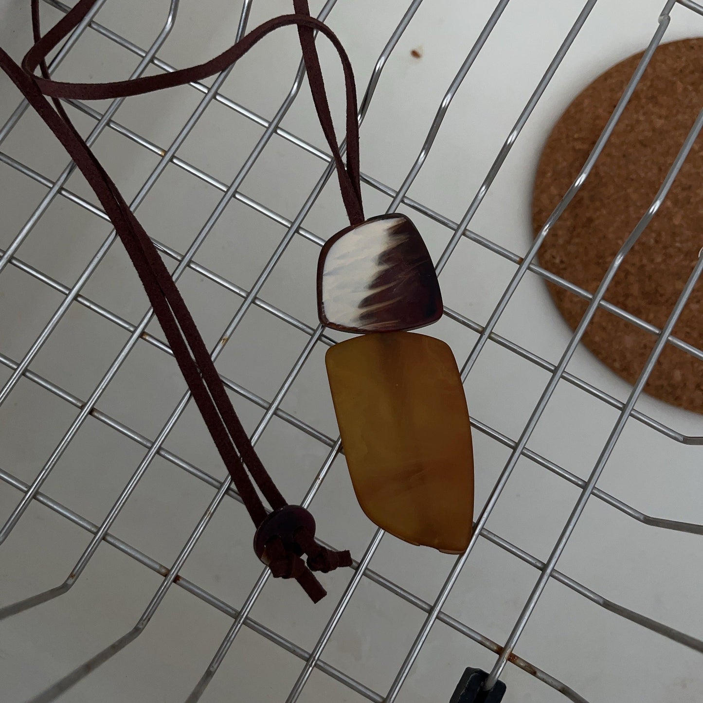 Remmi Abstract Resin Necklace