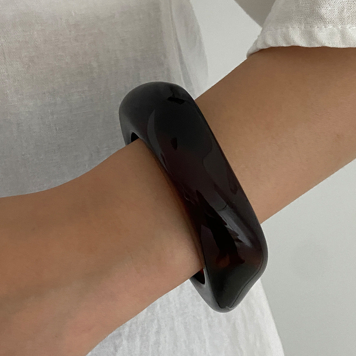 Kyndell Asymmetrical Resin Cuff Bracelet