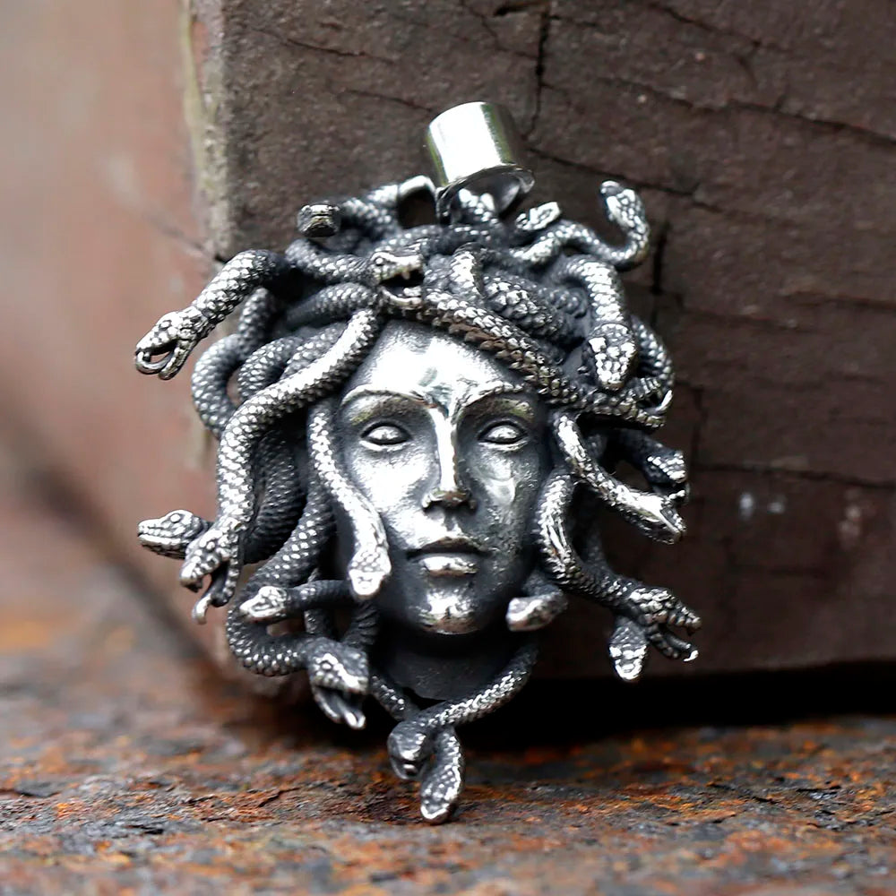 Medusa Pendant Necklace