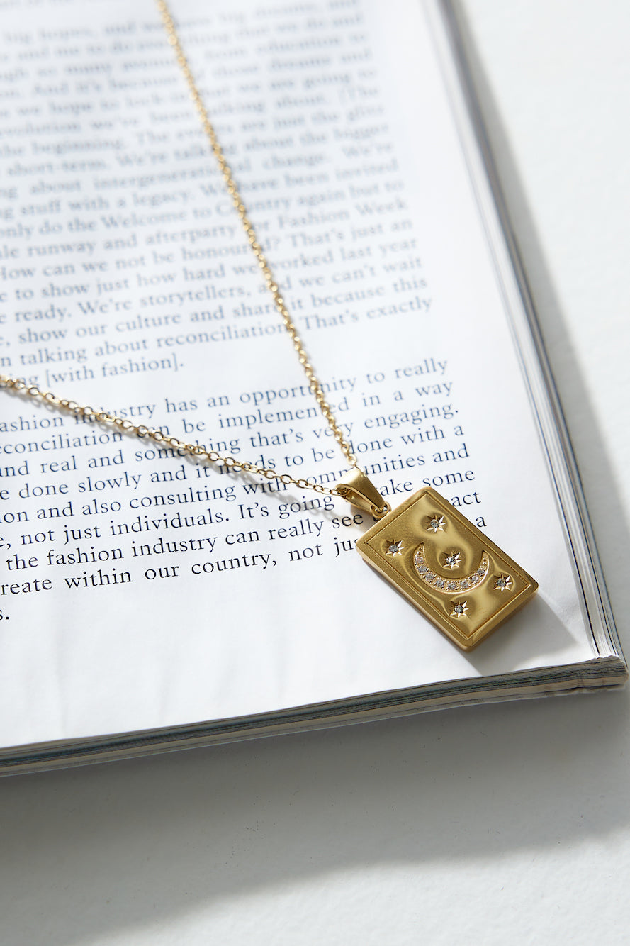 18k Gold Plated Star Rise Necklace