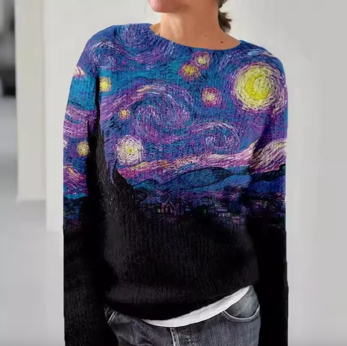 Pull Nuit Étoilée Van Gogh