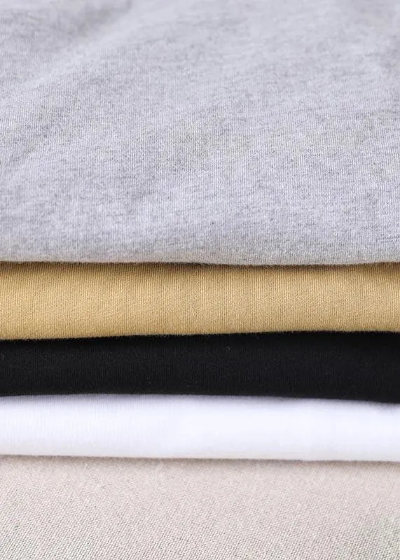Boutique Grey Side Open Cotton Tops Summer