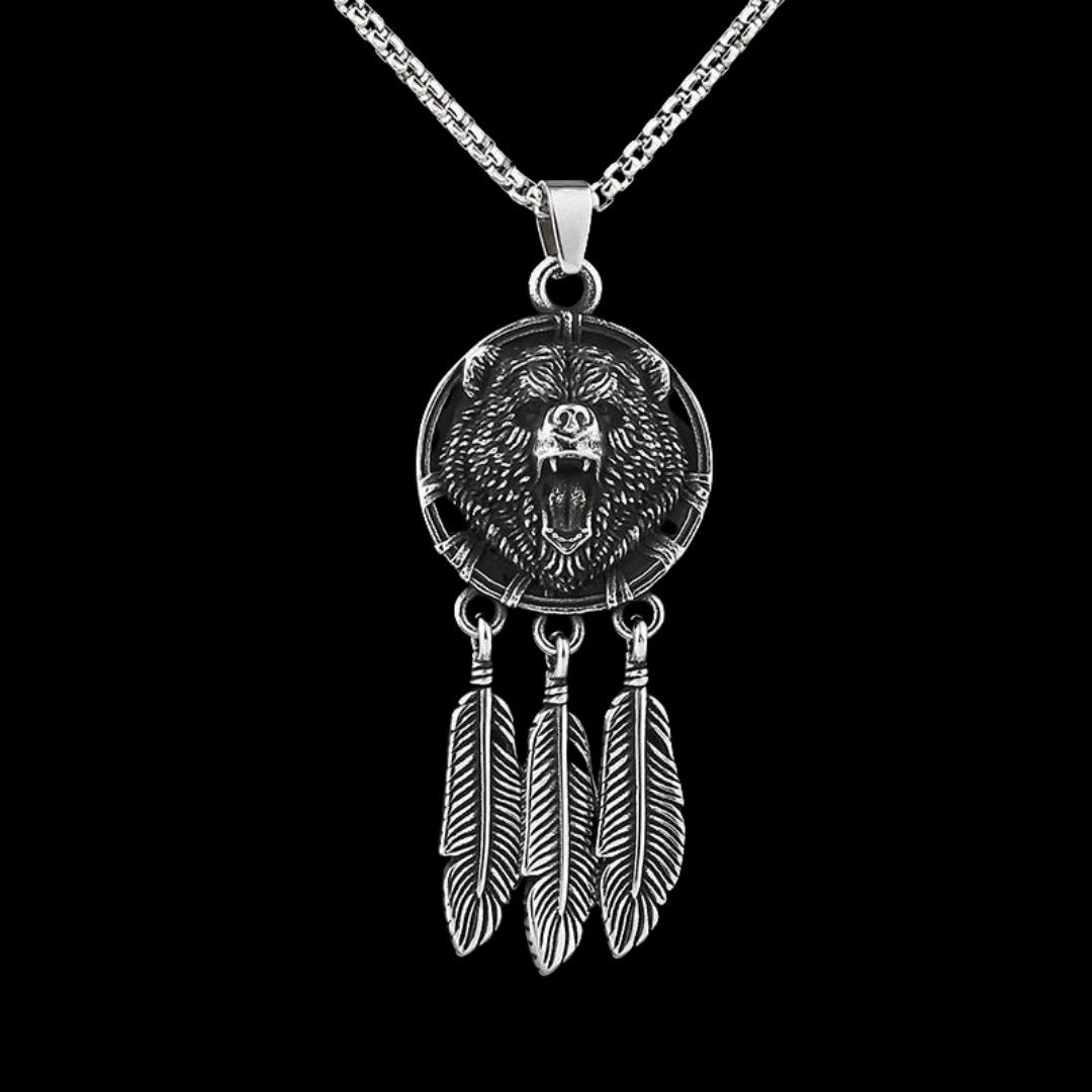 Bear Dreamcatcher Pendant