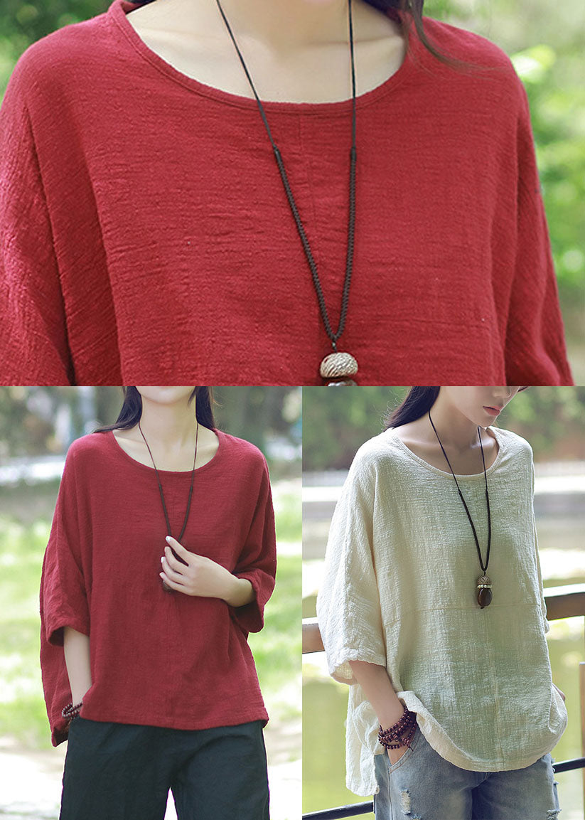 M-5xl Mulberry Color Shirts Summer