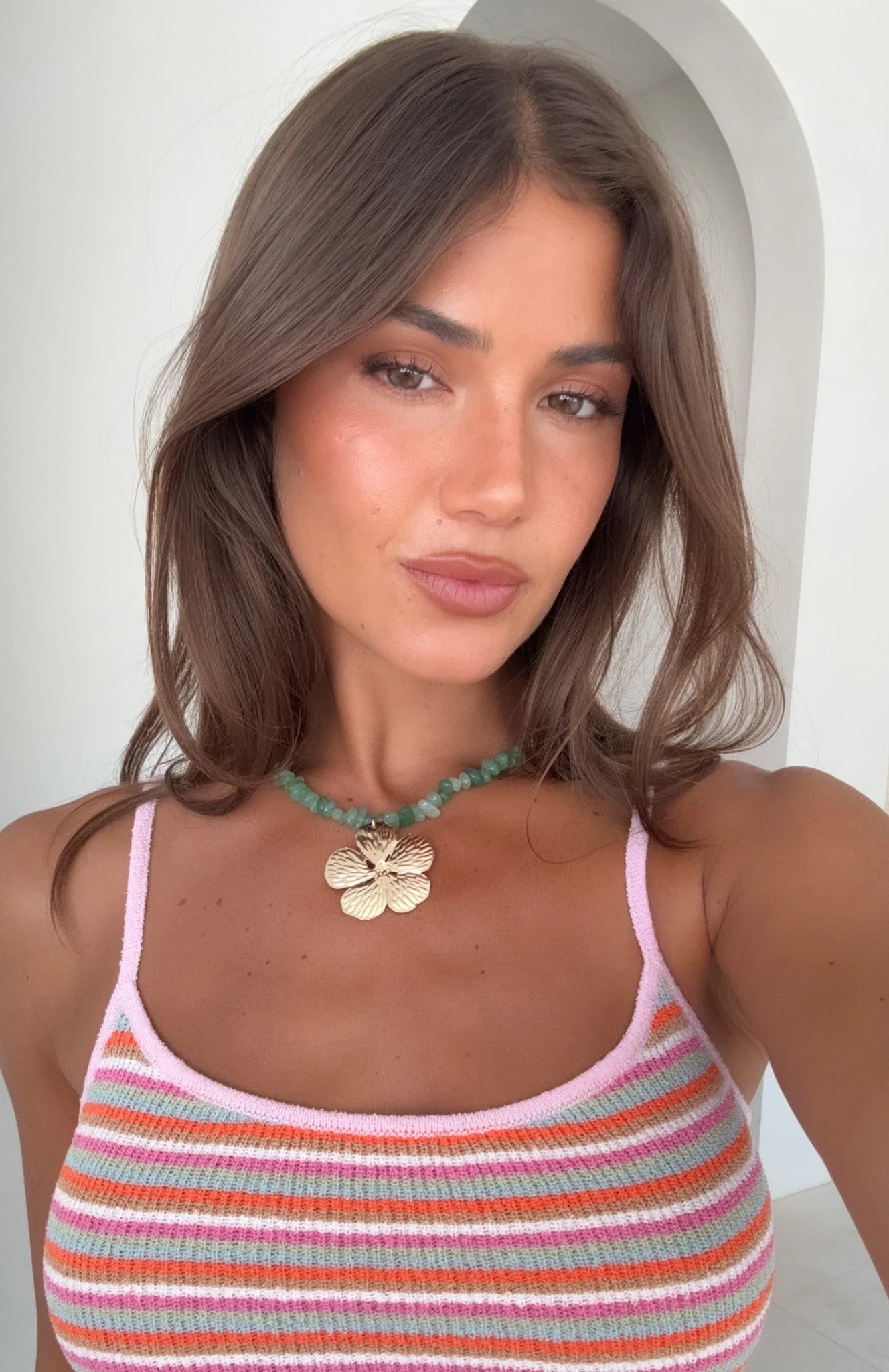 Evyn Pendant Gold Necklace