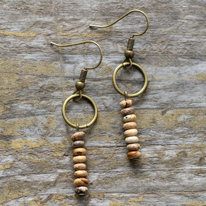 Jasper Dangle Earrings