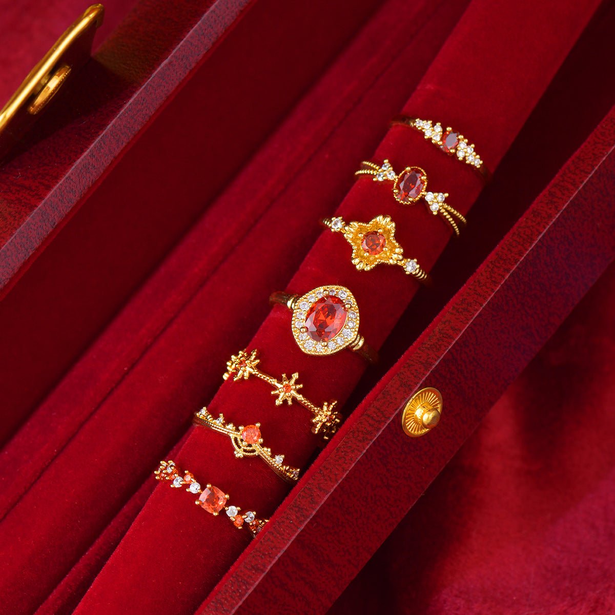 Scarlet Solenne Ring
