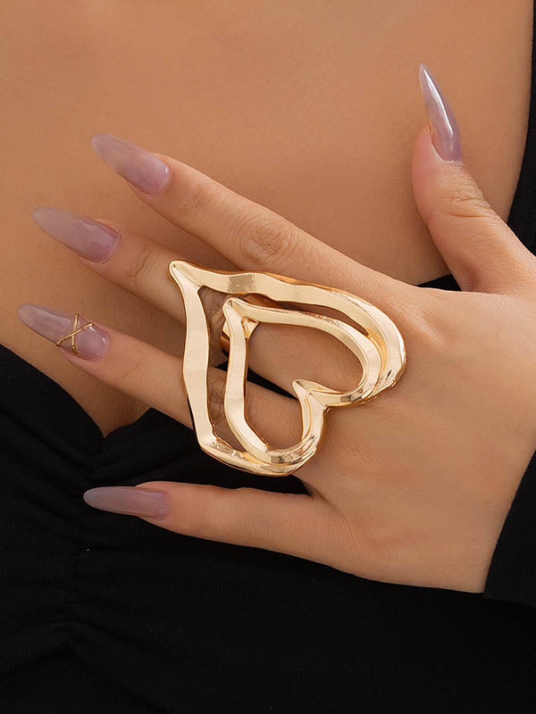 Heart Shape Color Rings Accessories