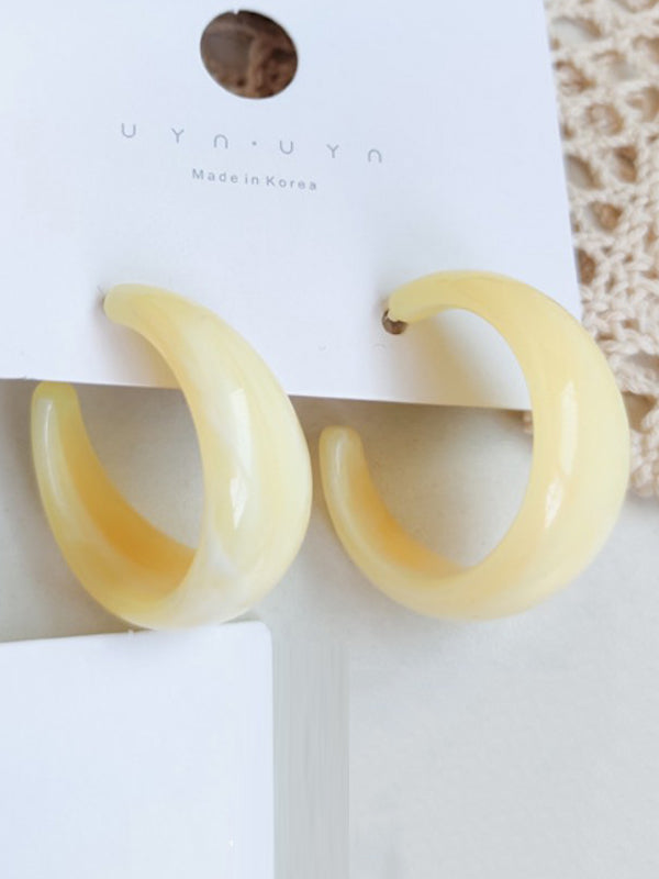 Geometric 6 Colors Acrylic Earring