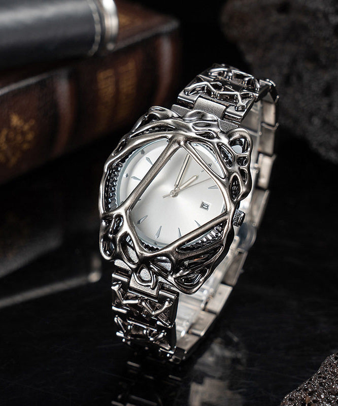 Style Dark Blue Stainless Steel Waterproof Alien Watches