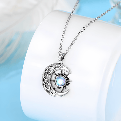 Equinox Harmony Sun and Moon Necklace