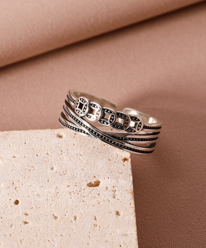 Sterling Silver Copper Coin Rings