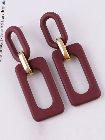 Geometric Hollow Earrings Accessories