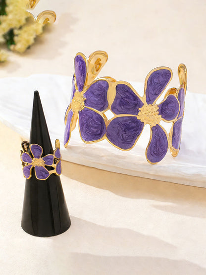 Flower Shape Bracelet Accessories Rings Accessories