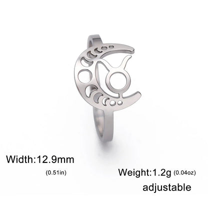 Moonlit Constellation Rings