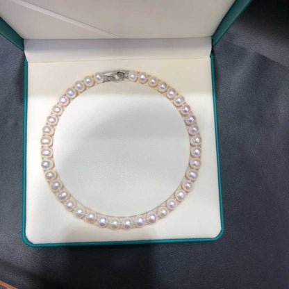 11-12mm Classic Aaa Grade Freshwater Pearl Necklace