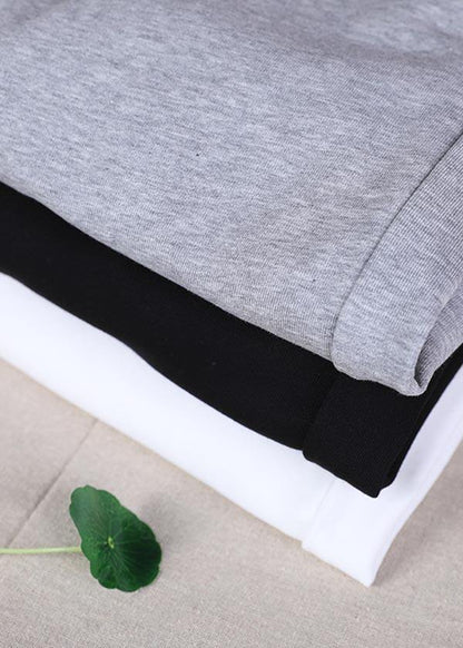 Stylish Grey Graphic Jogging Summer Cotton Pants