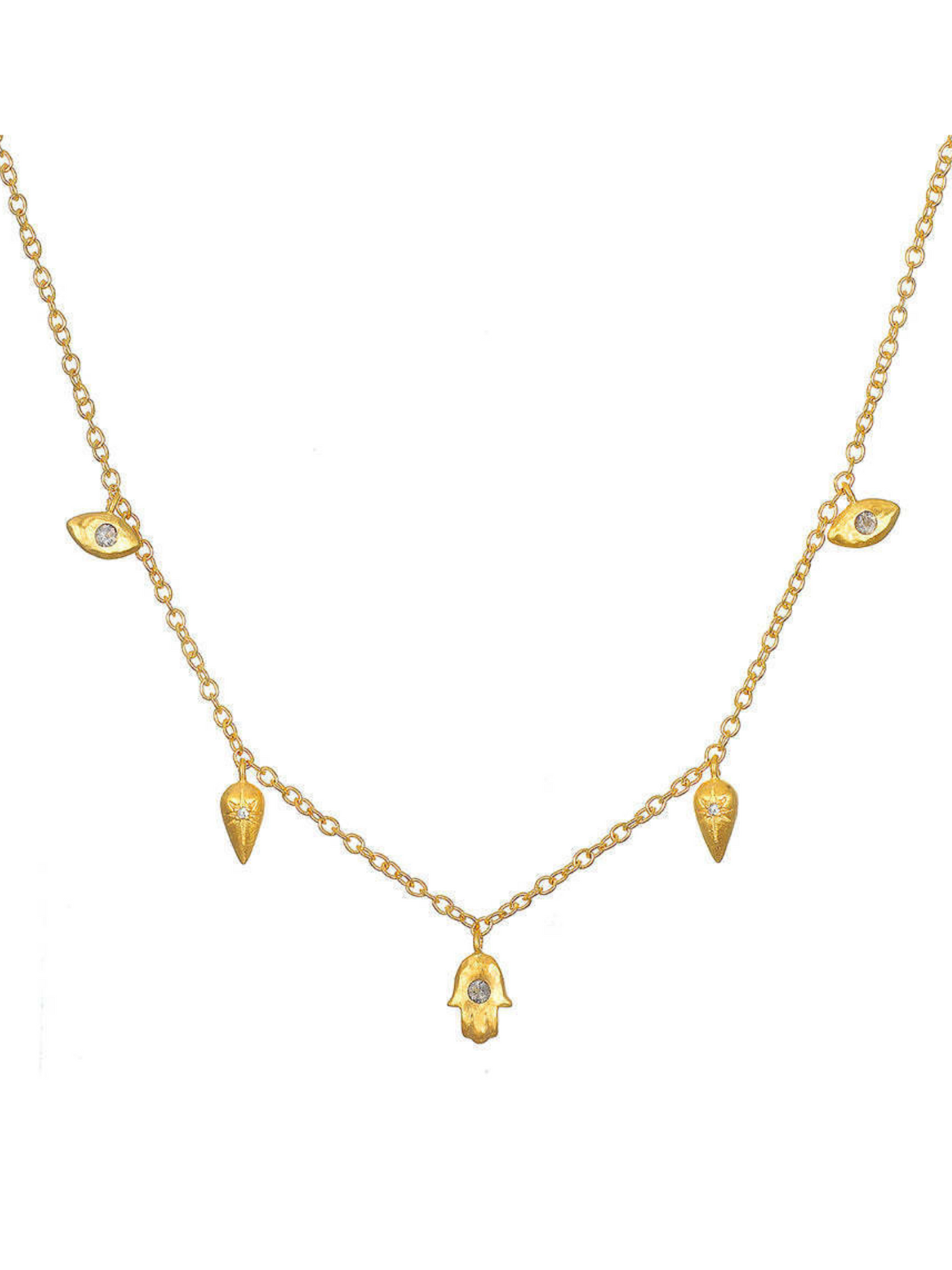 Snake Pendant & Zircon Necklace Set