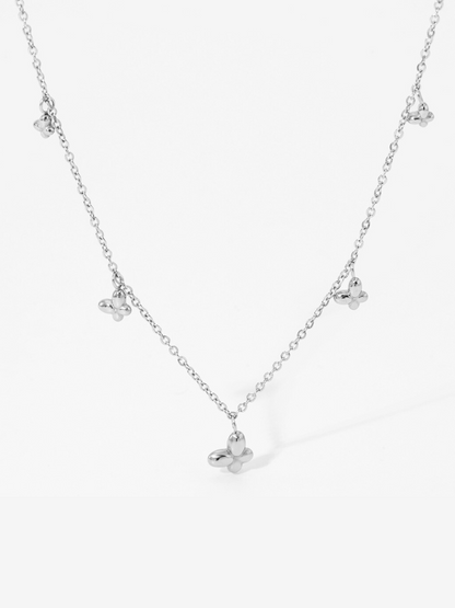 Leola Butterfly Charm Necklace
