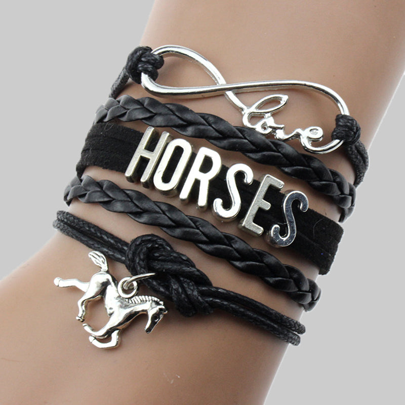 Daily Letter Patchwork Bracelets