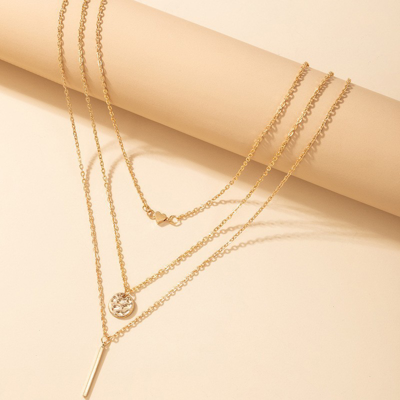 Simplicity Geometric Patchwork Necklaces Gj0061