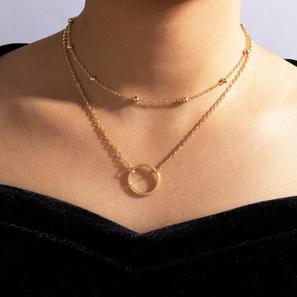 Simplicity Geometric Patchwork Necklaces Gj0067