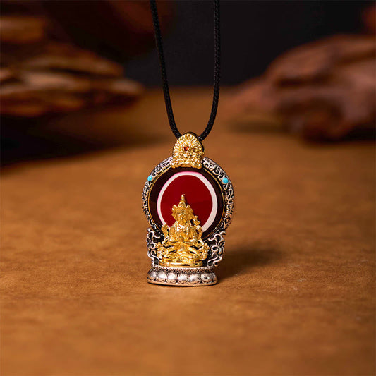 Avalokiteshvara Copper Pendant | Spiritual Healing Necklace