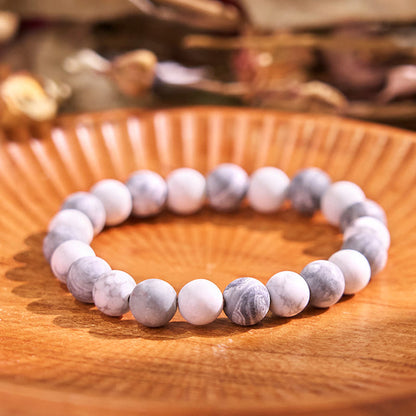 Buddha Stone Various Crystals Malachite Lazurite Lapis Lazuli Hemimorphite Calmness Bracelet