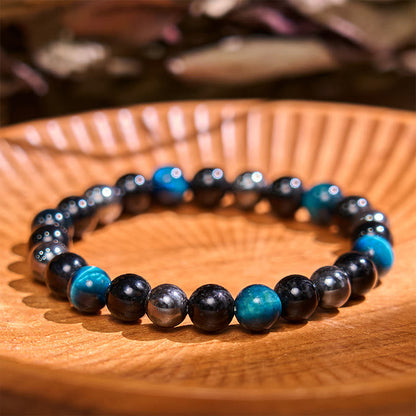 Buddha Stone Various Crystals Malachite Lazurite Lapis Lazuli Hemimorphite Calmness Bracelet