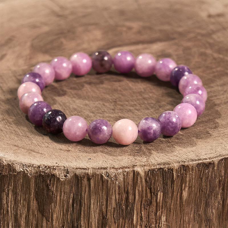 Buddha Stone Various Crystals Malachite Lazurite Lapis Lazuli Hemimorphite Calmness Bracelet
