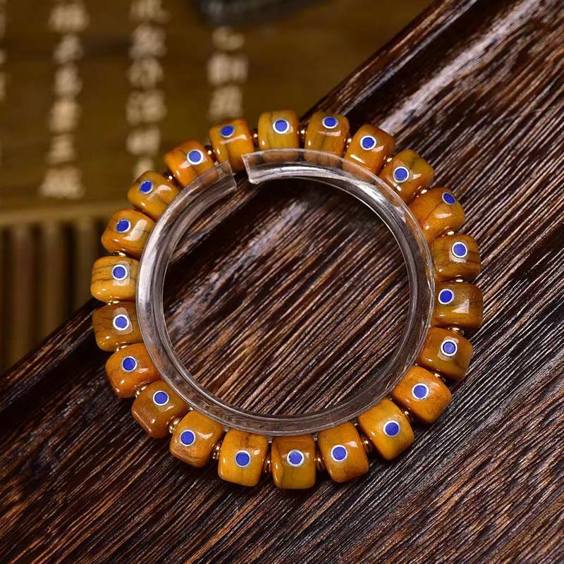 Yak Bone Lazurite Copper Balance Bracelet