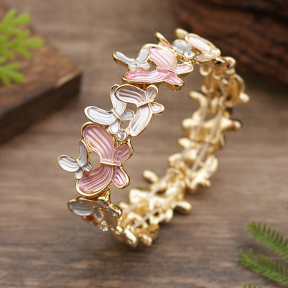 Colorful Butterfly Spiritual Elastic Bracelet 98mm