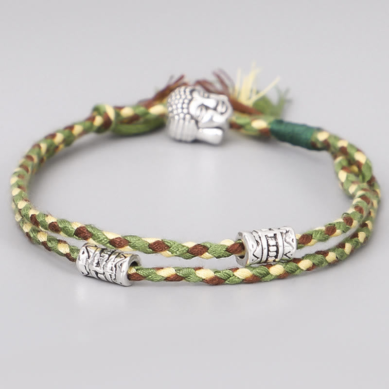 Buddha Stones Head Serenity String Bracelet