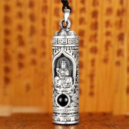 Buddha Stones Chinese Zodiac Natal Buddha Projection Prosperity Necklace Pendant