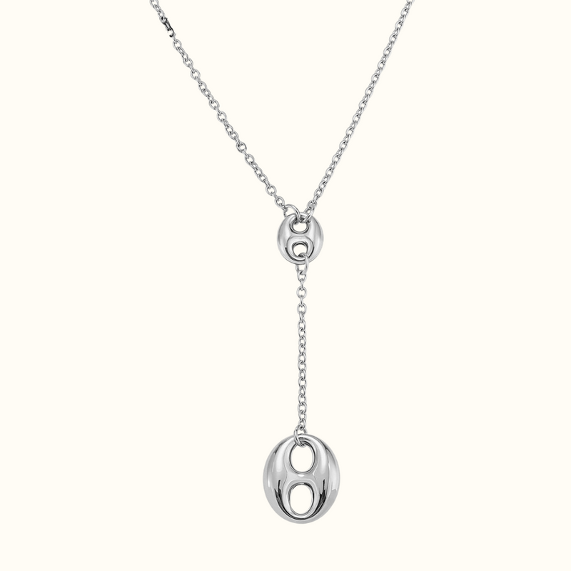 Geovanna Oval Link Y-chain Necklace