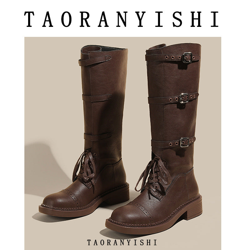 Home Catwalk British Martin Female Distressed Boots