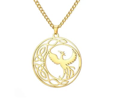 Phoenix Knot of Eternal Rise Necklace