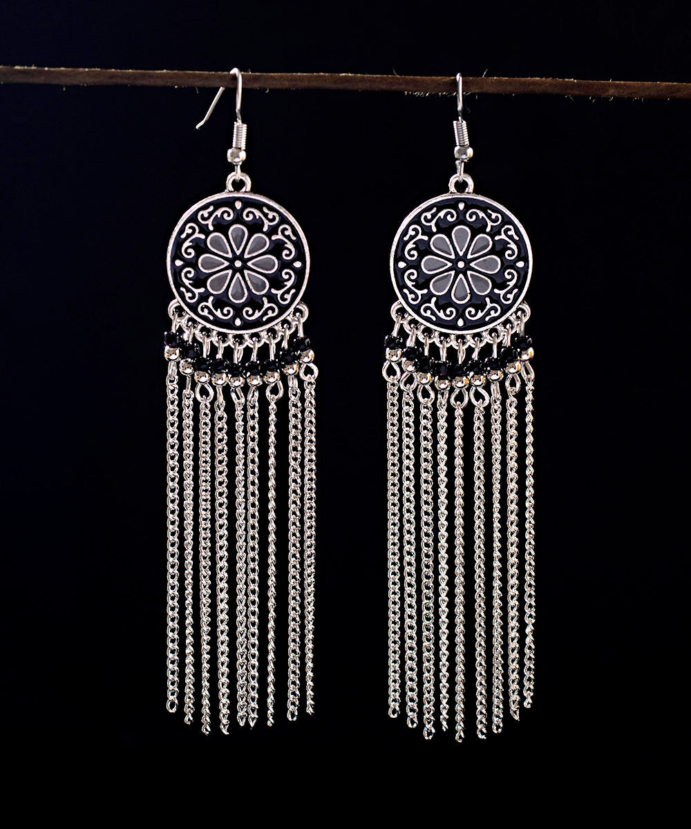 Mulberry Overgild Tassel Drop Earrings