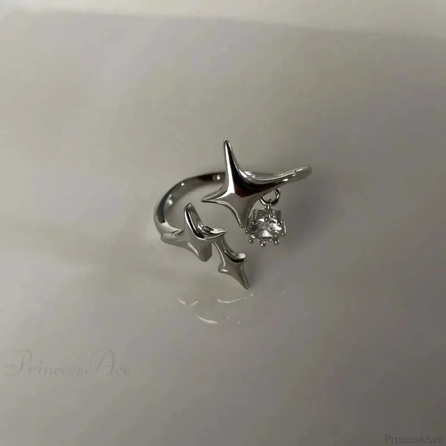 Unpredictable Cross Star Gothic Ring