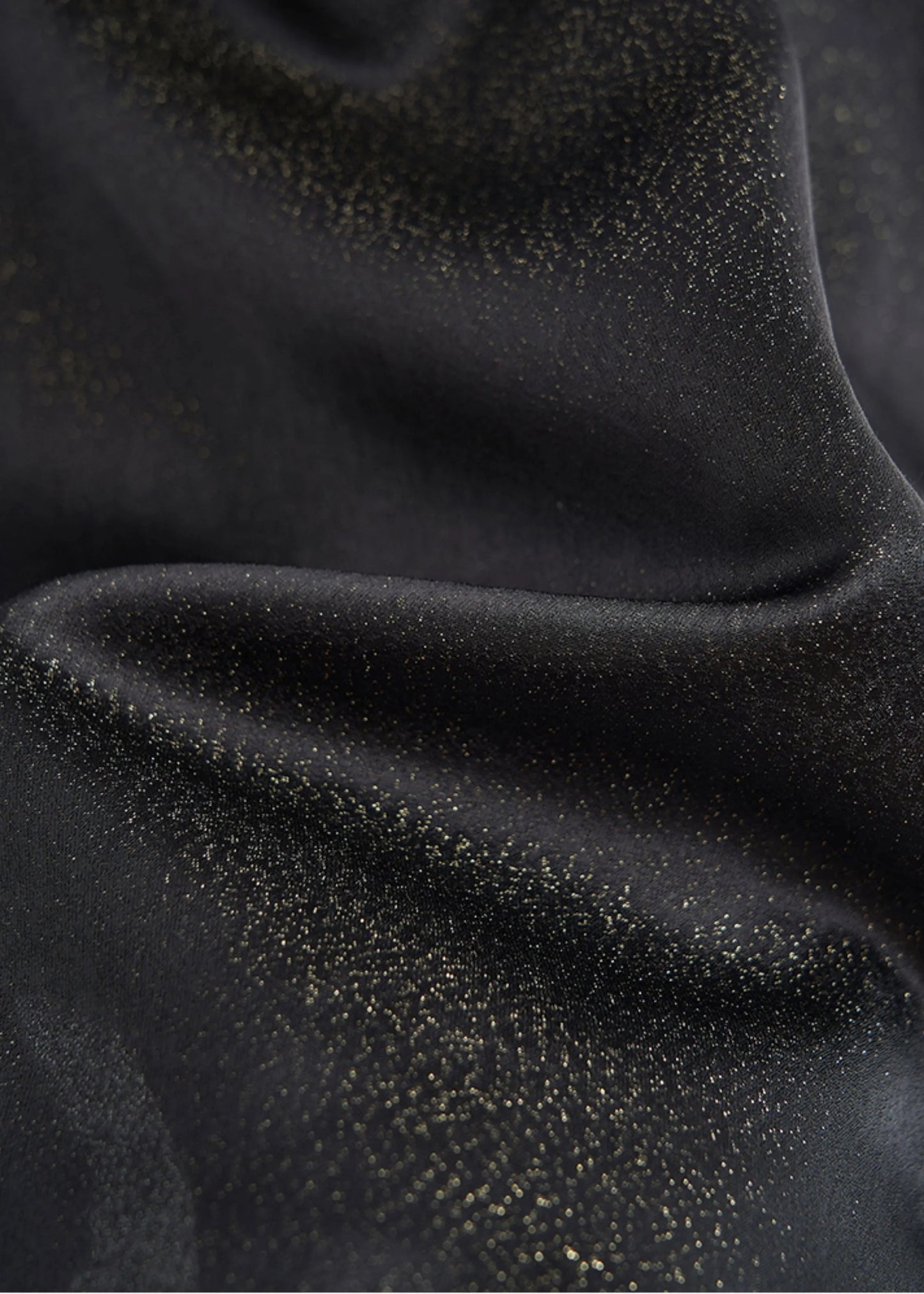 Black Embroidered Decorated Silk Vest Sleeveless