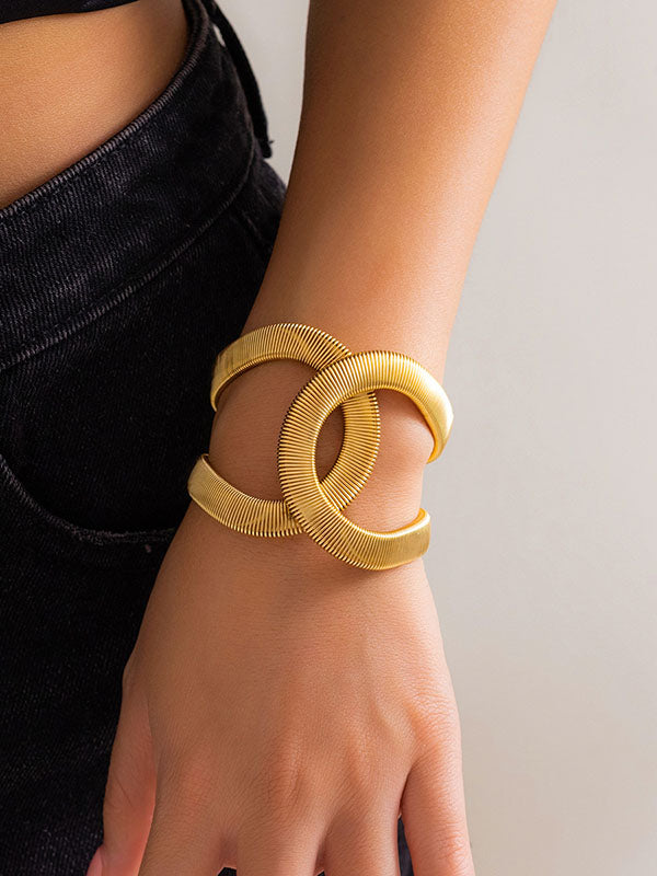 Geometric Hollow Snake Chain Color Bracelet Accessories