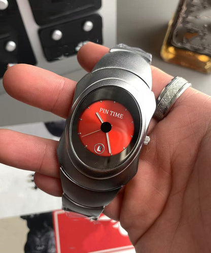Green Stainless Steel Quartz Movement Square Watches